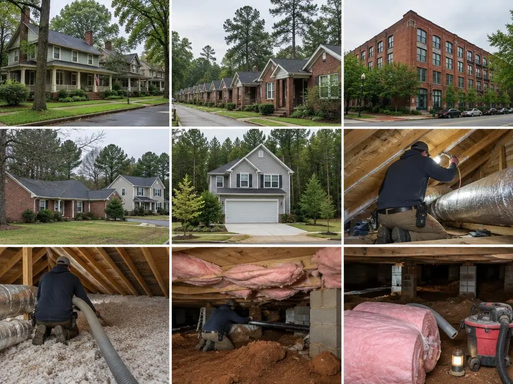 Attic Air Sealing & Insulation in Durham, NC
