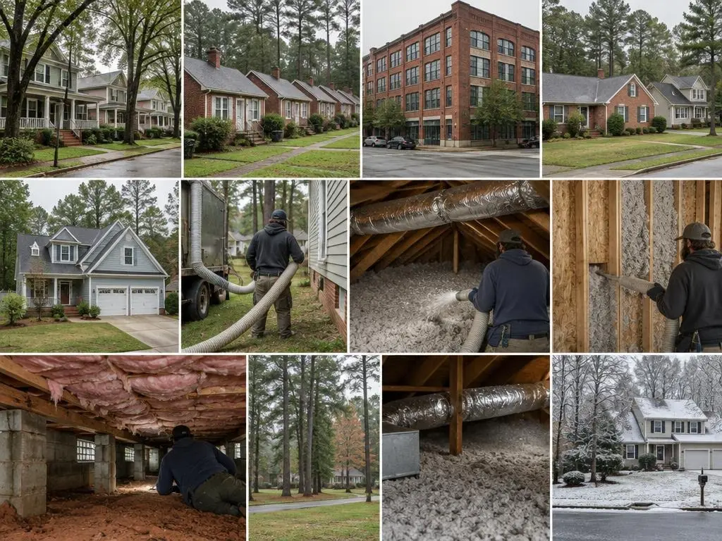 Blown-In Cellulose & Fiberglass in Durham, NC