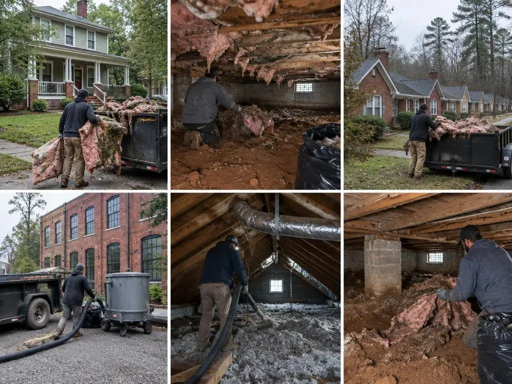 Old Insulation Removal in Durham, NC